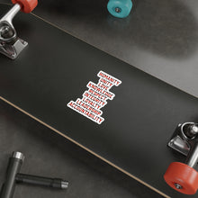 Load image into Gallery viewer, Red and Black Die-Cut Stickers
