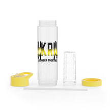 Load image into Gallery viewer, Infuser Water Bottle Black and Yellow
