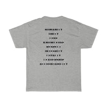 Load image into Gallery viewer, Hulkrilla&#39;s Black and White Unisex Heavy Cotton Tee
