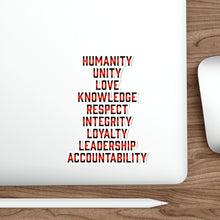 Load image into Gallery viewer, Red and Black Die-Cut Stickers
