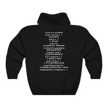 Load image into Gallery viewer, Hulkrilla&#39;s Black and White Unisex Heavy Blend™ Hooded Sweatshirt
