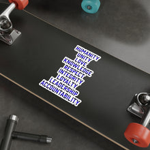 Load image into Gallery viewer, Black and Blue Die-Cut Stickers
