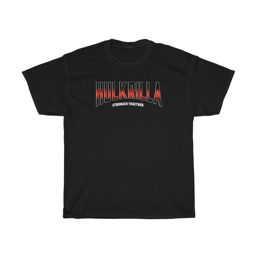 Hulkrilla's Red and Black Unisex Heavy Cotton Tee